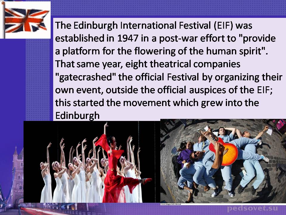 Презентація на тему «Edinburgh Festival» - Слайд #4 Презентація на тему «Edinburgh Festival» - Слайд #4