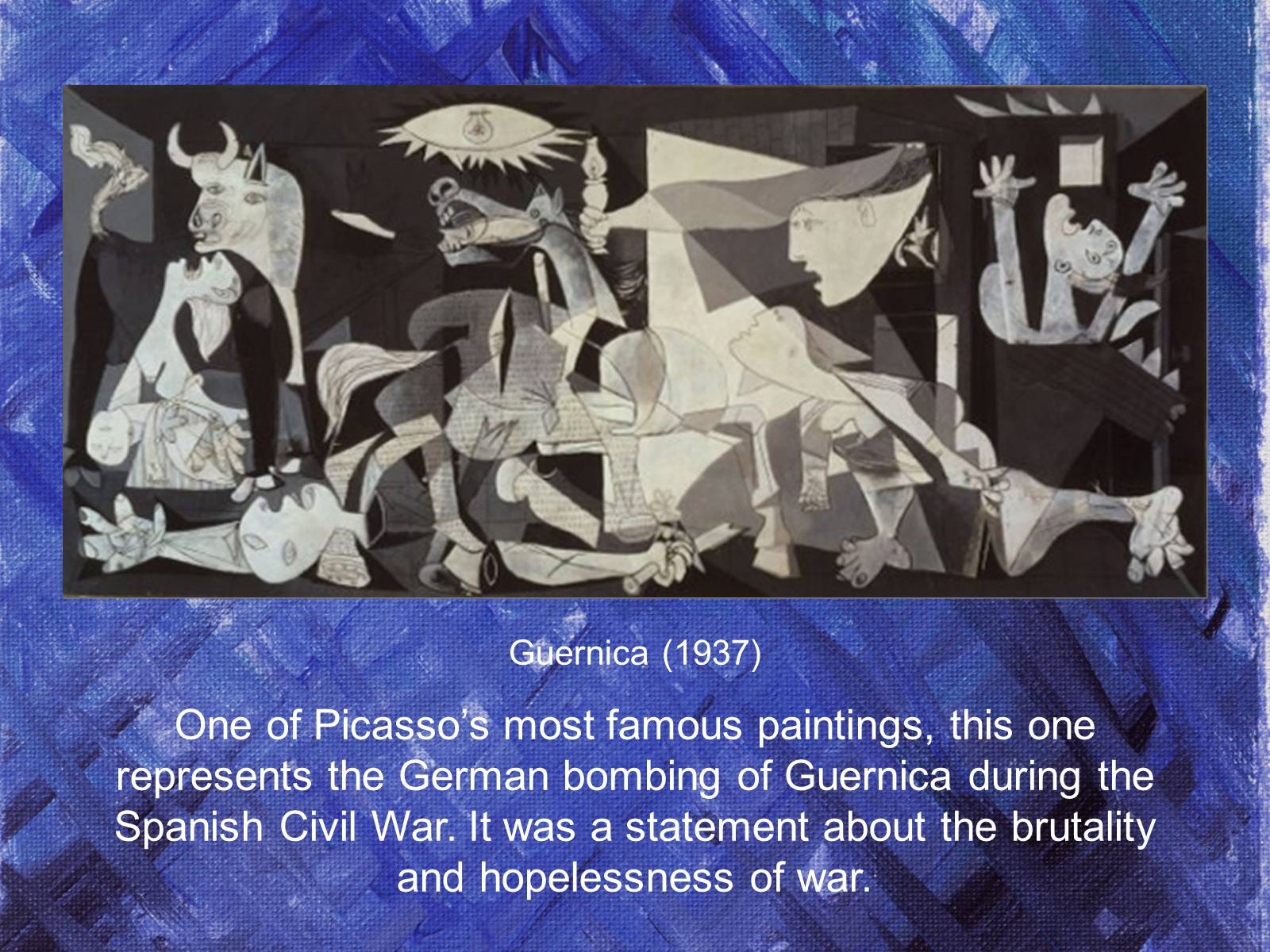 Презентація на тему «Pablo Picasso» (варіант 1) - Слайд #12 Презентація на тему «Pablo Picasso» (варіант 1) - Слайд #12