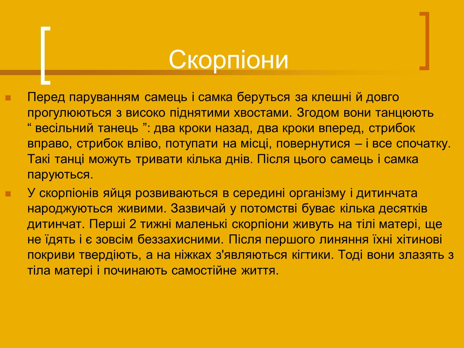 Презентація на тему «Скорпіони» - Слайд #9 Презентація на тему «Скорпіони» - Слайд #9