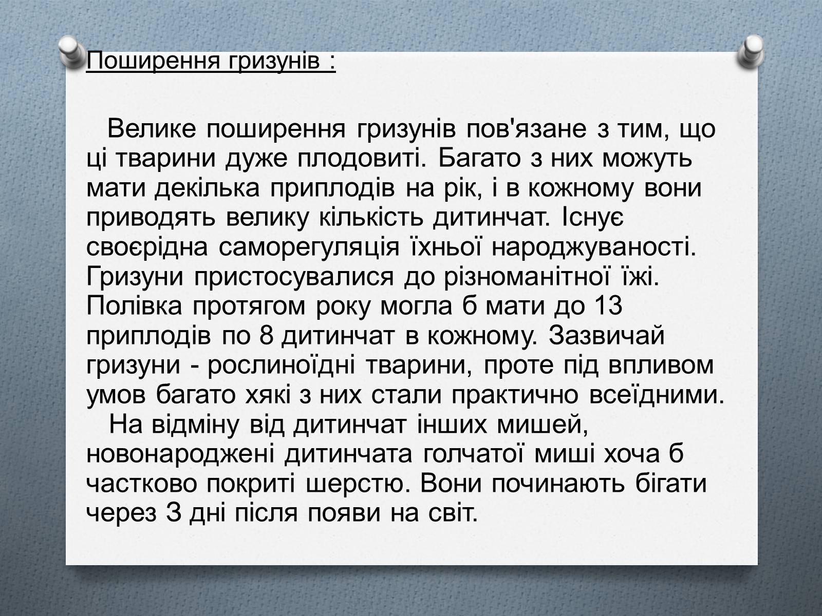 Презентація на тему «Ряд Гризуни» (варіант 1) - Слайд #8 Презентація на тему «Ряд Гризуни» (варіант 1) - Слайд #8