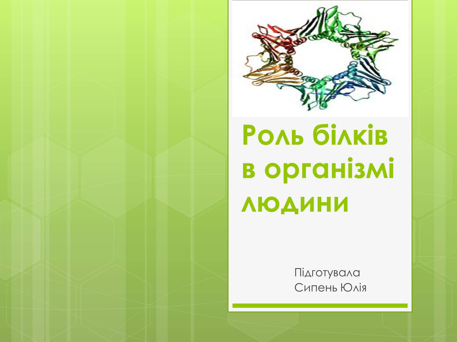 Презентація на тему «Роль білків в організмі людини» - Слайд #1 Презентація на тему «Роль білків в організмі людини» - Слайд #1