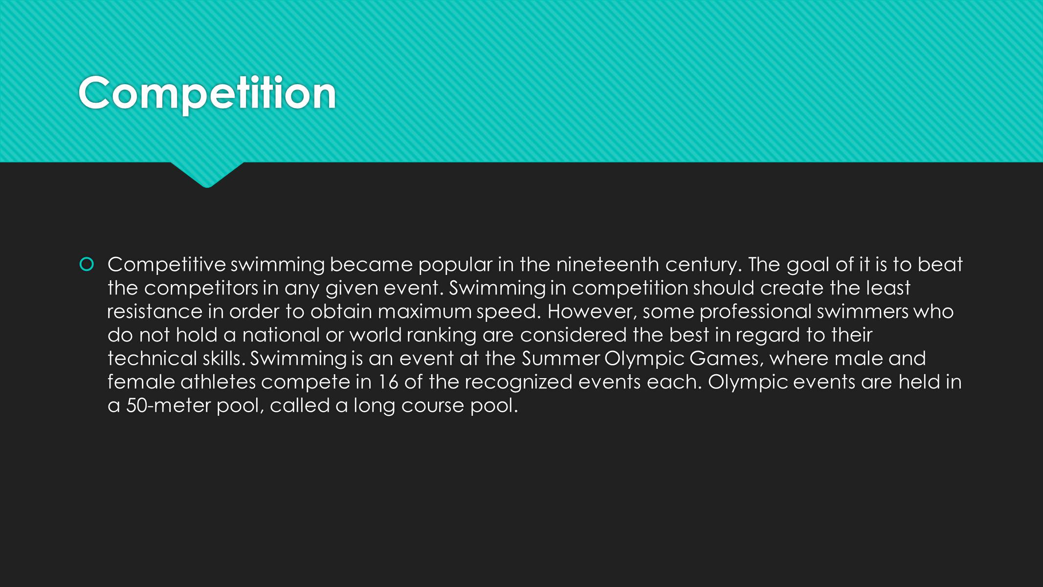 Презентація на тему «Swimming» - Слайд #6 Презентація на тему «Swimming» - Слайд #6