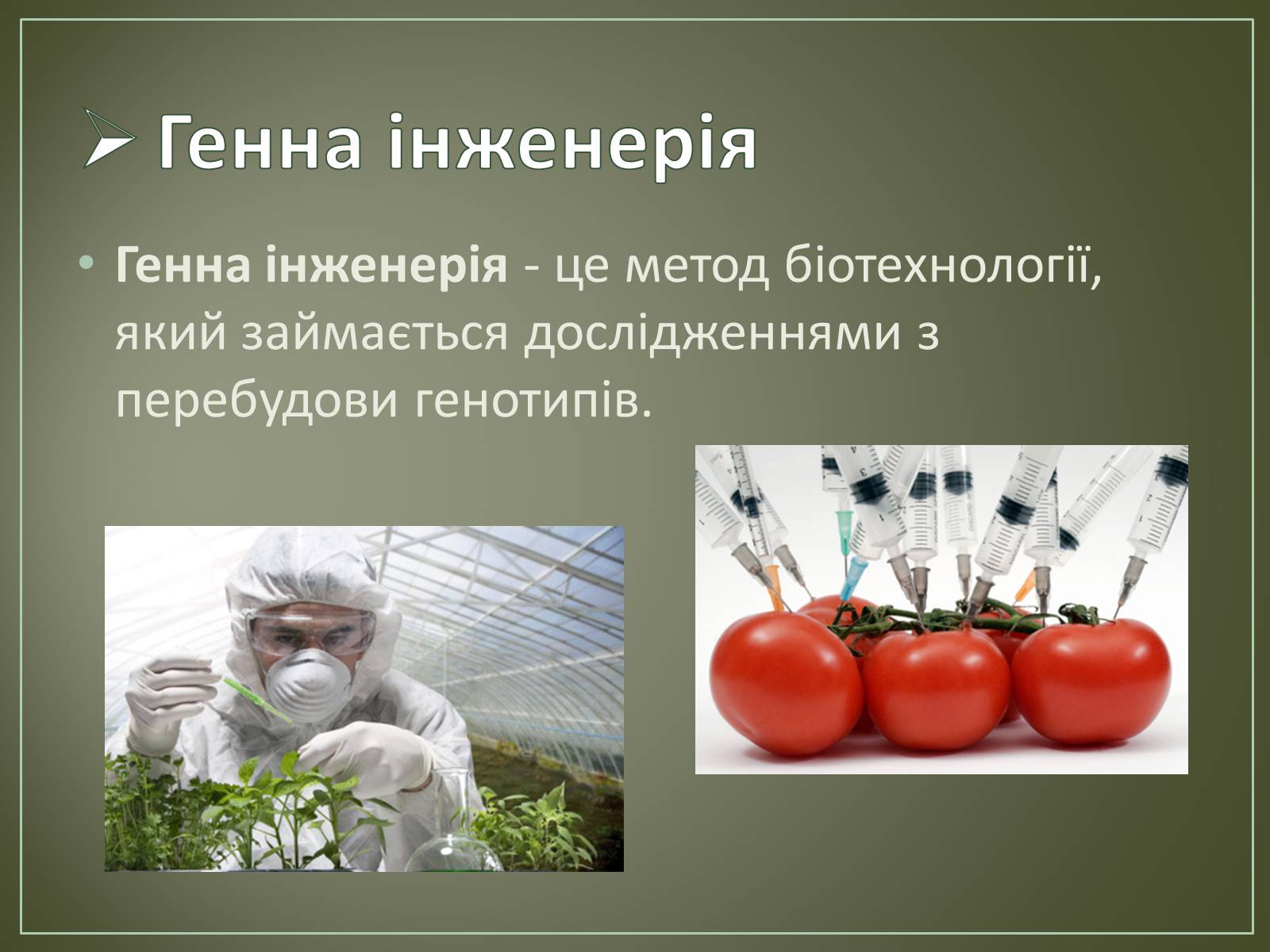 Презентація на тему «Основні напрямки біотехнології» - Слайд #5 Презентація на тему «Основні напрямки біотехнології» - Слайд #5