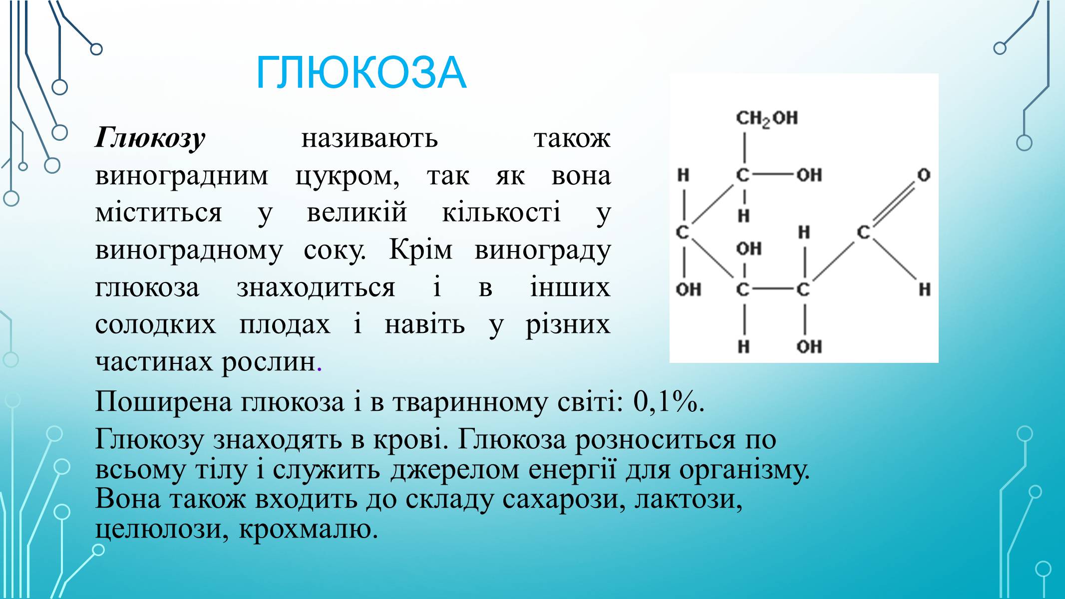 Презентація на тему «Вуглеводи як компоненти їжі, їх роль у житті людини» (варіант 29) - Слайд #6 Презентація на тему «Вуглеводи як компоненти їжі, їх роль у житті людини» (варіант 29) - Слайд #6