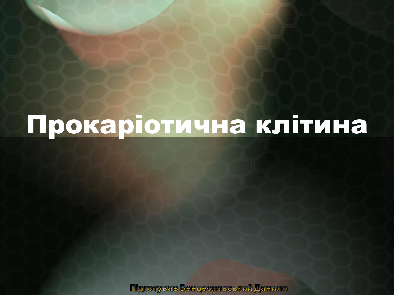 Презентація на тему «Прокаріотична клітина» - Слайд #1 Презентація на тему «Прокаріотична клітина» - Слайд #1