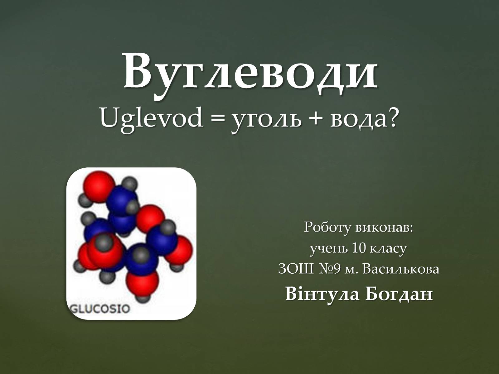 Презентація на тему «Вуглеводи як компоненти їжі, їх роль у житті людини» (варіант 31) - Слайд #1 Презентація на тему «Вуглеводи як компоненти їжі, їх роль у житті людини» (варіант 31) - Слайд #1