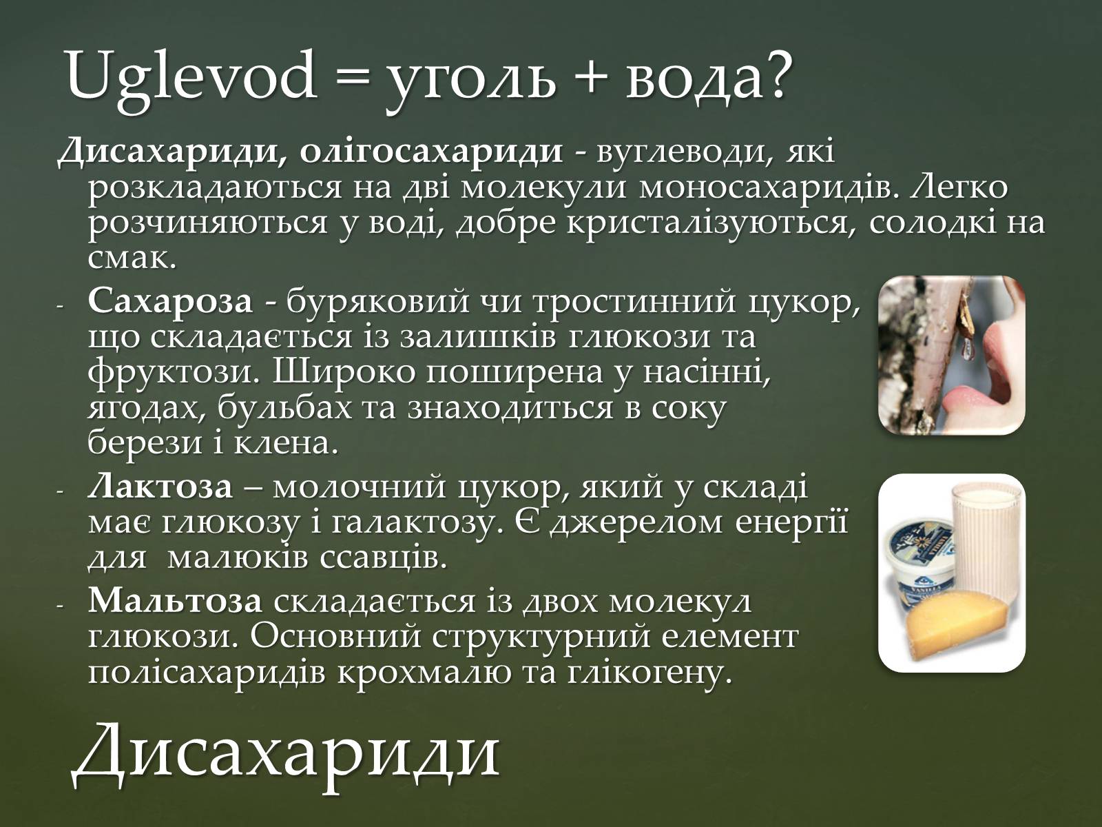Презентація на тему «Вуглеводи як компоненти їжі, їх роль у житті людини» (варіант 31) - Слайд #8 Презентація на тему «Вуглеводи як компоненти їжі, їх роль у житті людини» (варіант 31) - Слайд #8