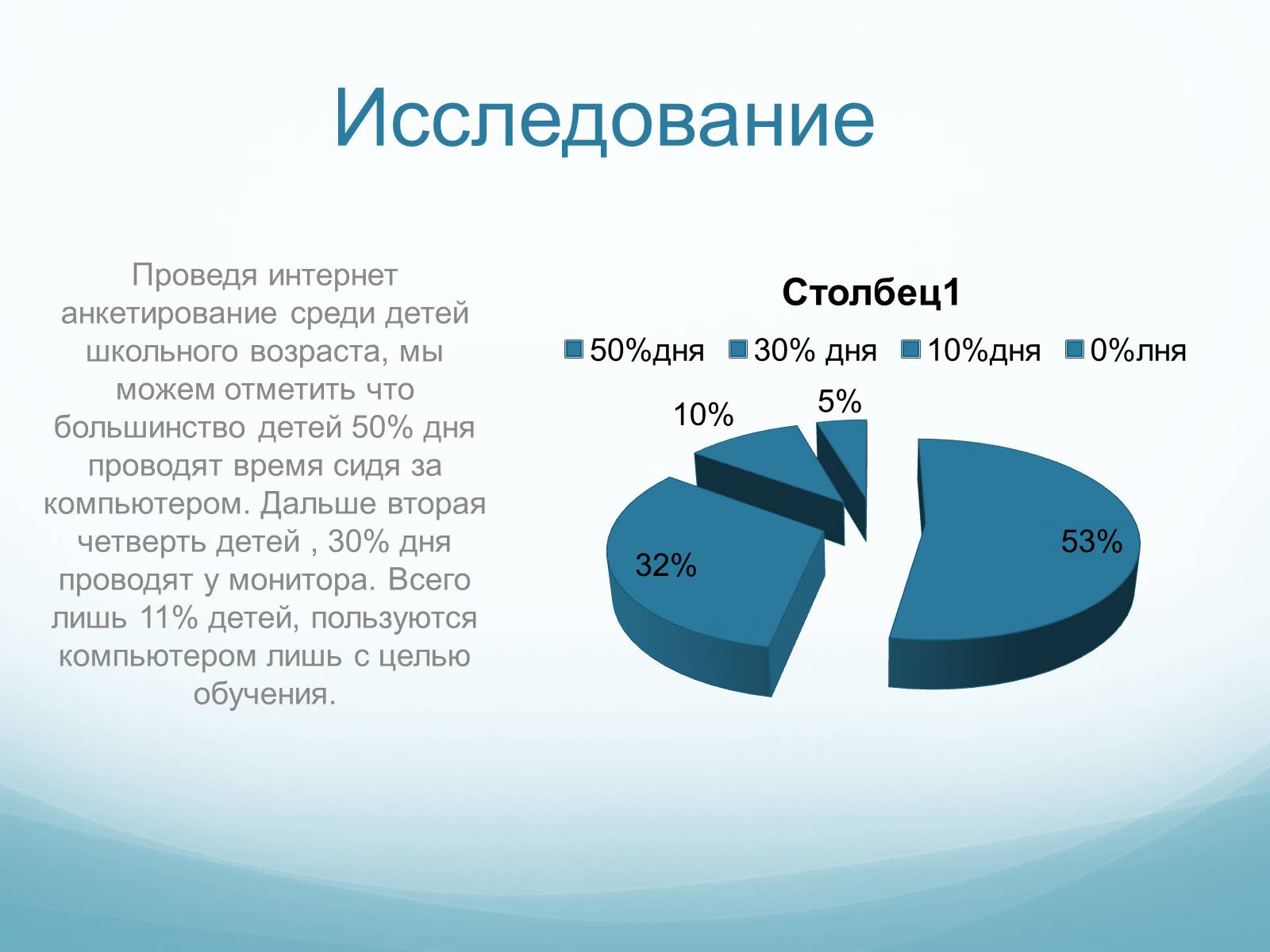 Презентація на тему «Компьютер и здоровье детей» - Слайд #7 Презентація на тему «Компьютер и здоровье детей» - Слайд #7