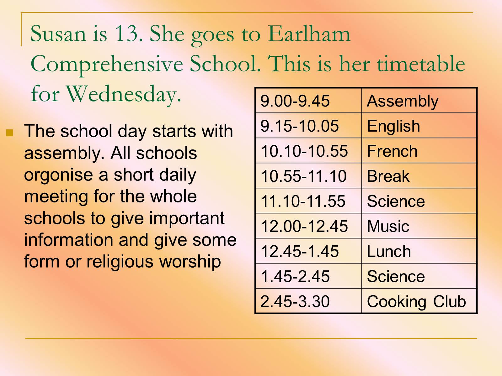 Презентація на тему «British school» - Слайд #8 Презентація на тему «British school» - Слайд #8
