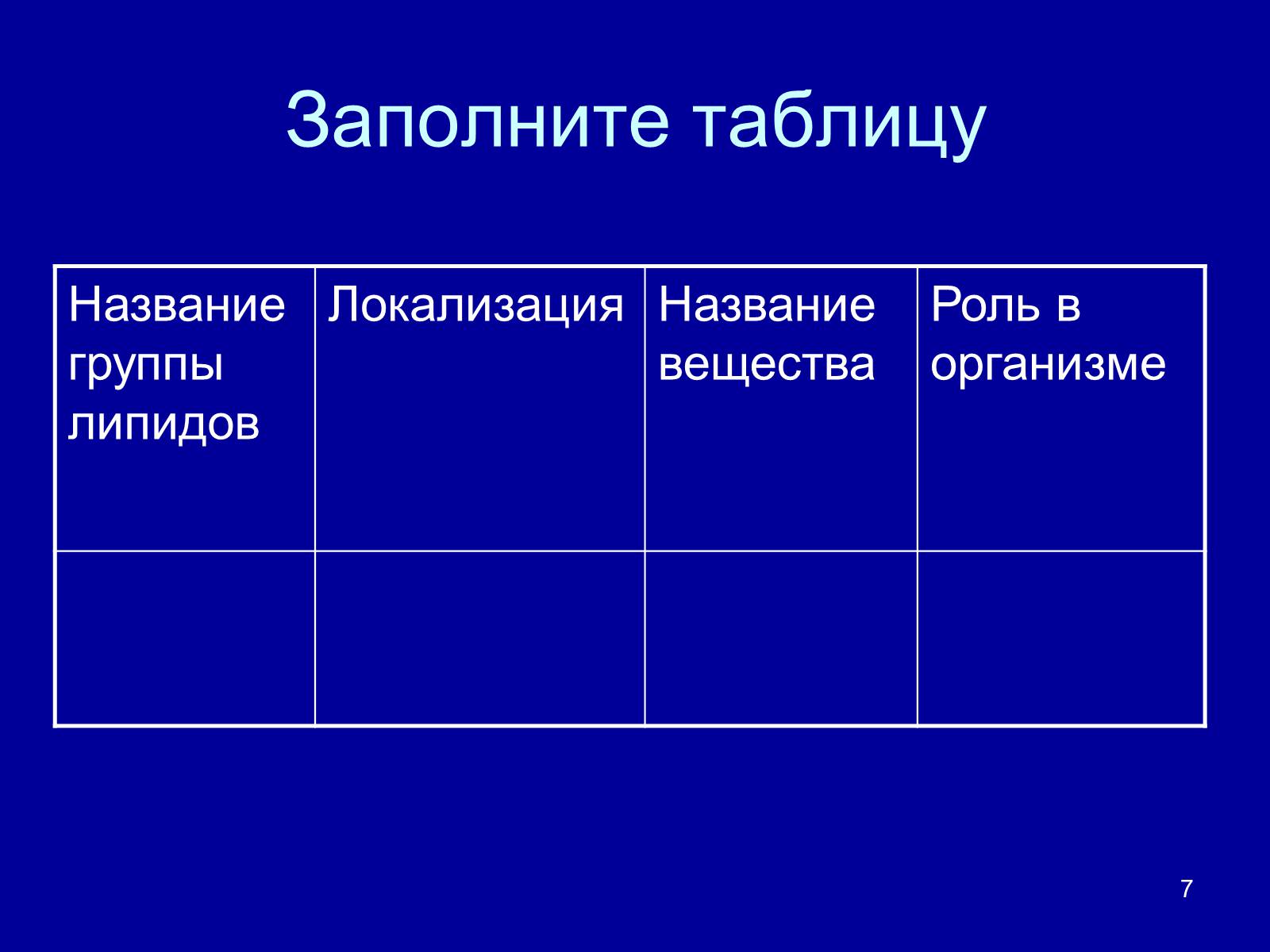Презентація на тему «Органические вещества: липиды» - Слайд #7 Презентація на тему «Органические вещества: липиды» - Слайд #7