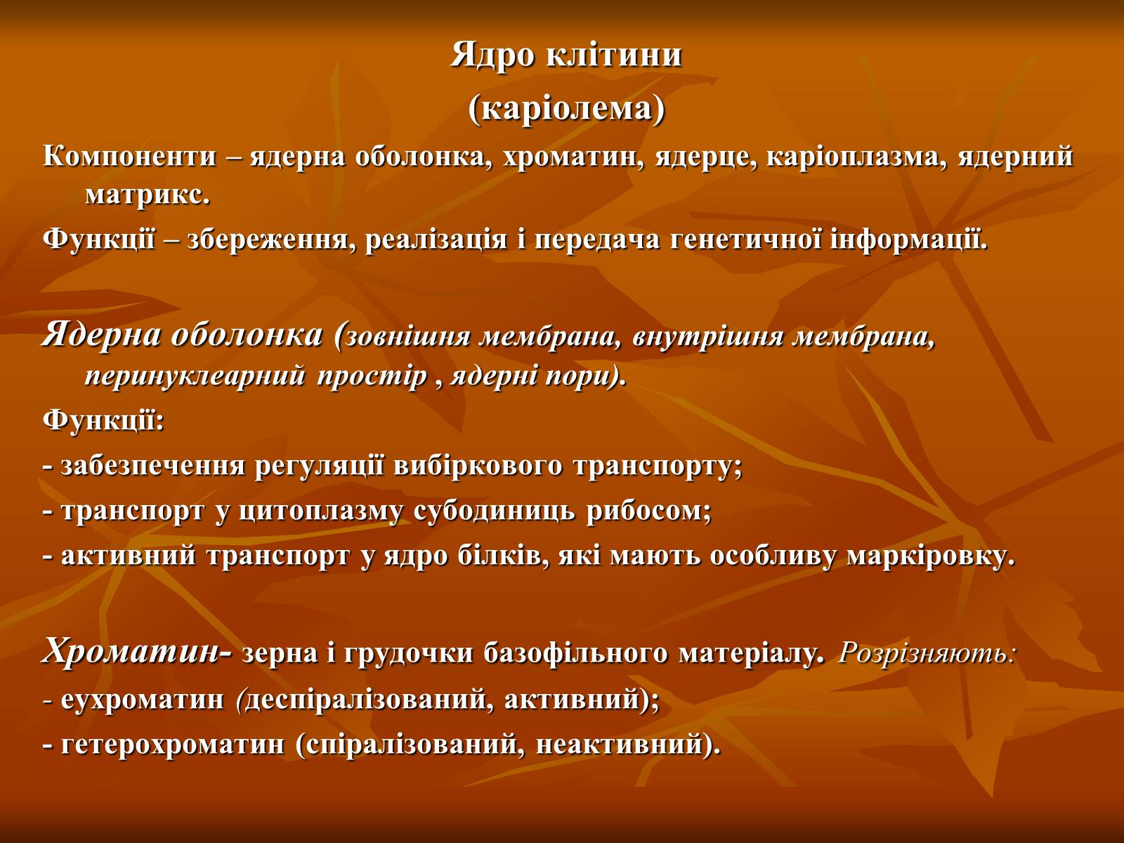 Презентація на тему «Основи цитології» - Слайд #32 Презентація на тему «Основи цитології» - Слайд #32