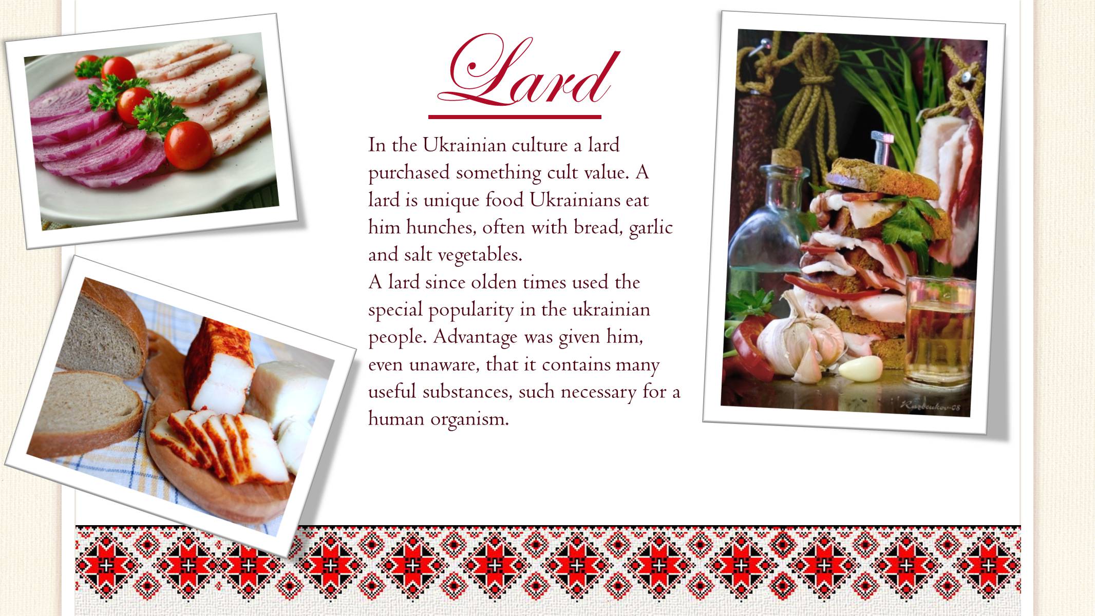 Презентація на тему «Ukrainian traditional menu» - Слайд #4 Презентація на тему «Ukrainian traditional menu» - Слайд #4