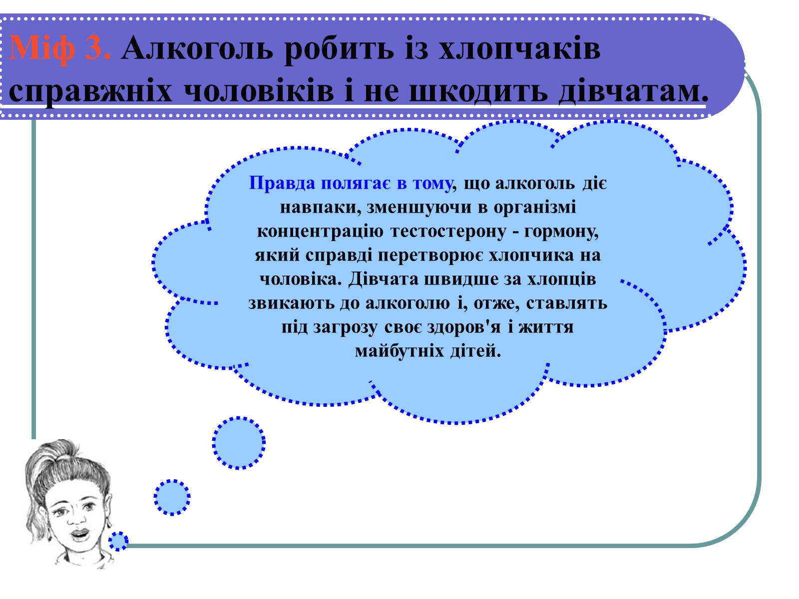 Презентація на тему «Вплив алкоголю на здоров’я підлітка» (варіант 1) - Слайд #10 Презентація на тему «Вплив алкоголю на здоров’я підлітка» (варіант 1) - Слайд #10