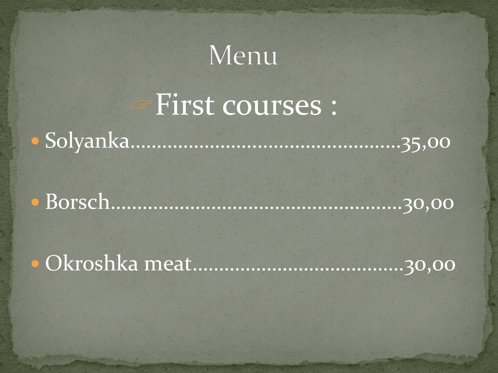 Презентація на тему «My restaurant» - Слайд #2