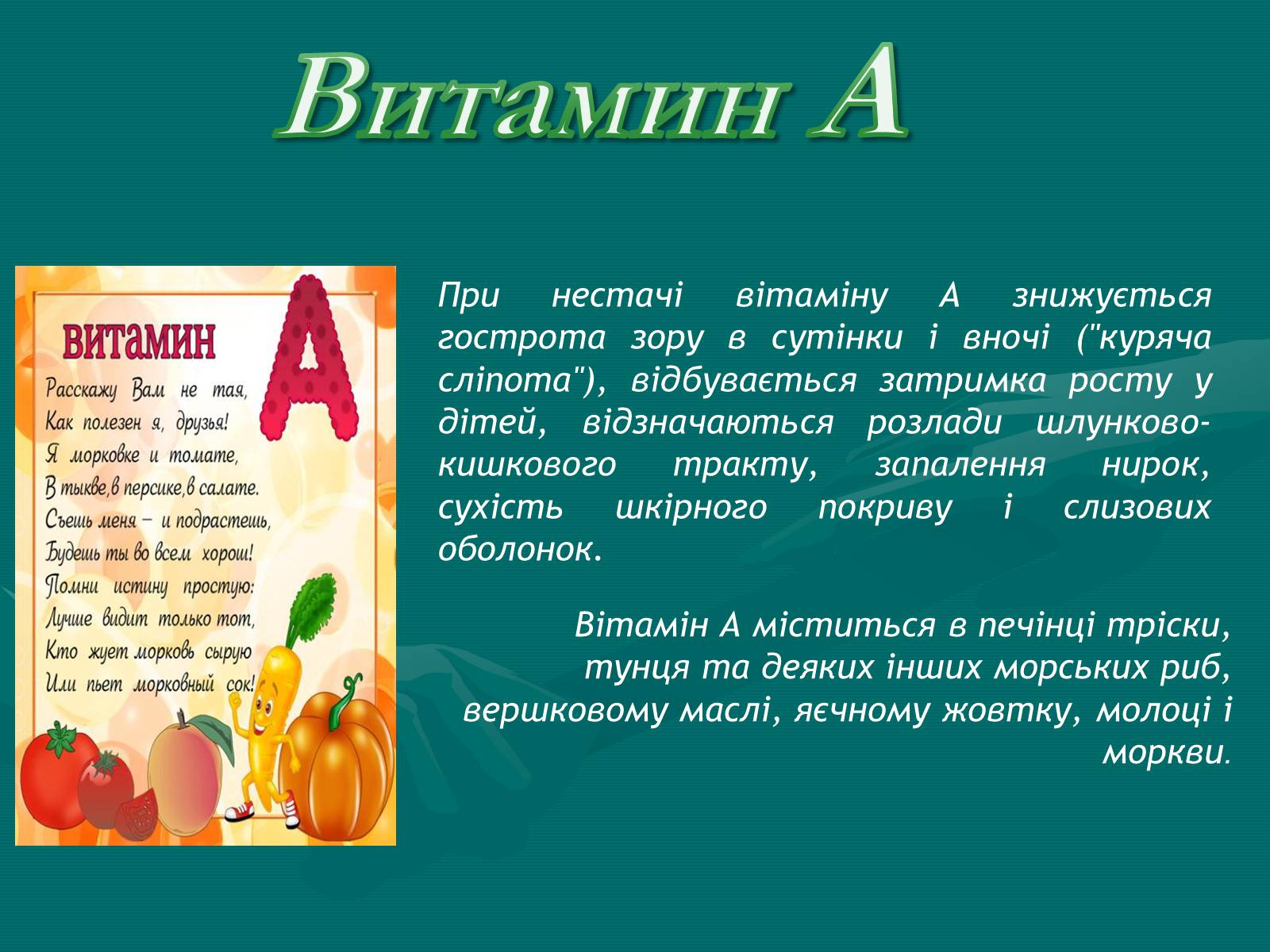 Презентація на тему «Роль вітамінів в організмі людини» - Слайд #3 Презентація на тему «Роль вітамінів в організмі людини» - Слайд #3