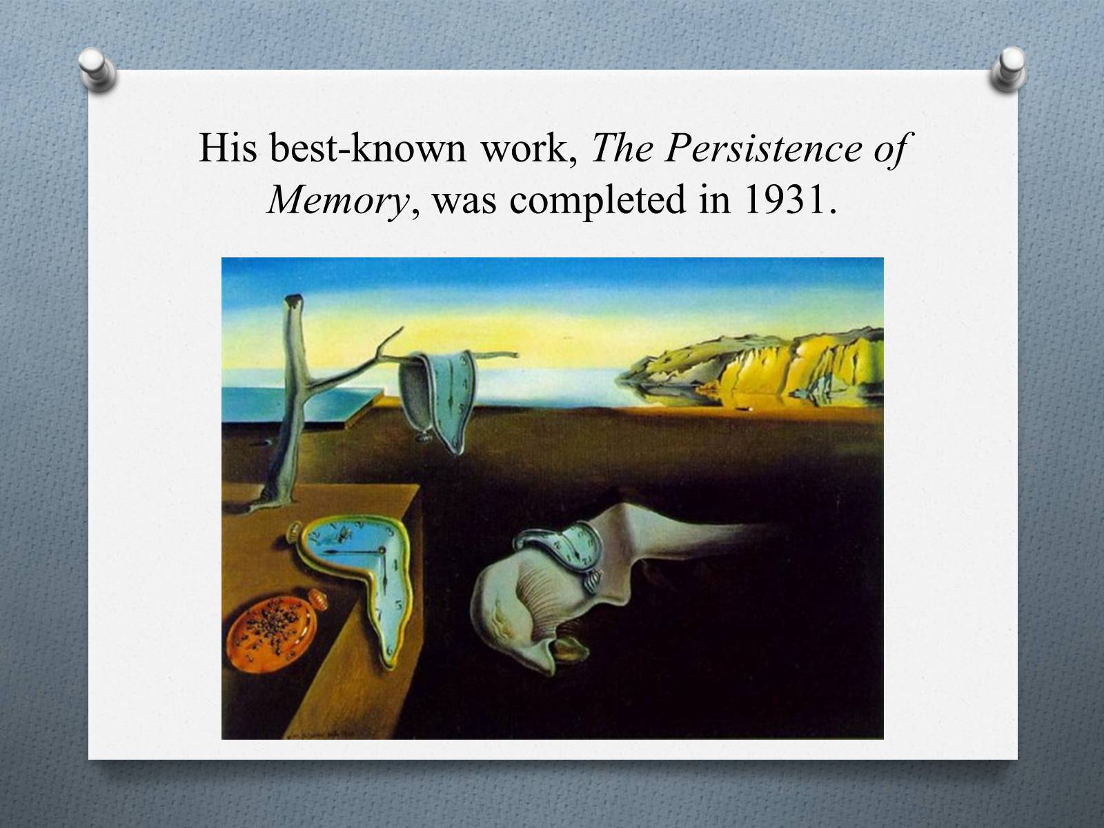 Презентація на тему «Salvador Dali» (варіант 2) - Слайд #7 Презентація на тему «Salvador Dali» (варіант 2) - Слайд #7