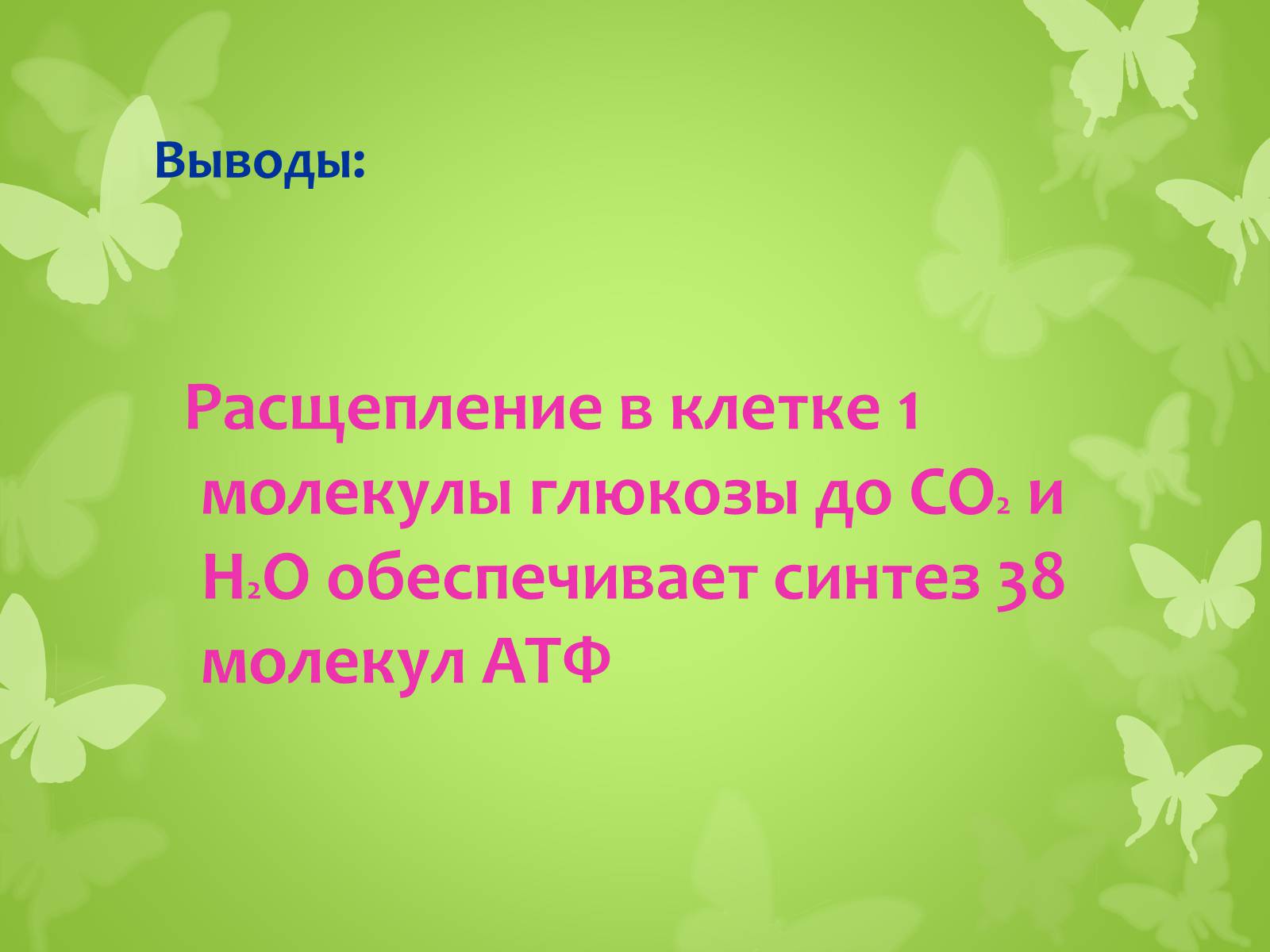 Презентація на тему «ЭНЕРГЕТИЧЕСКИЙ ОБМЕН» - Слайд #29 Презентація на тему «ЭНЕРГЕТИЧЕСКИЙ ОБМЕН» - Слайд #29