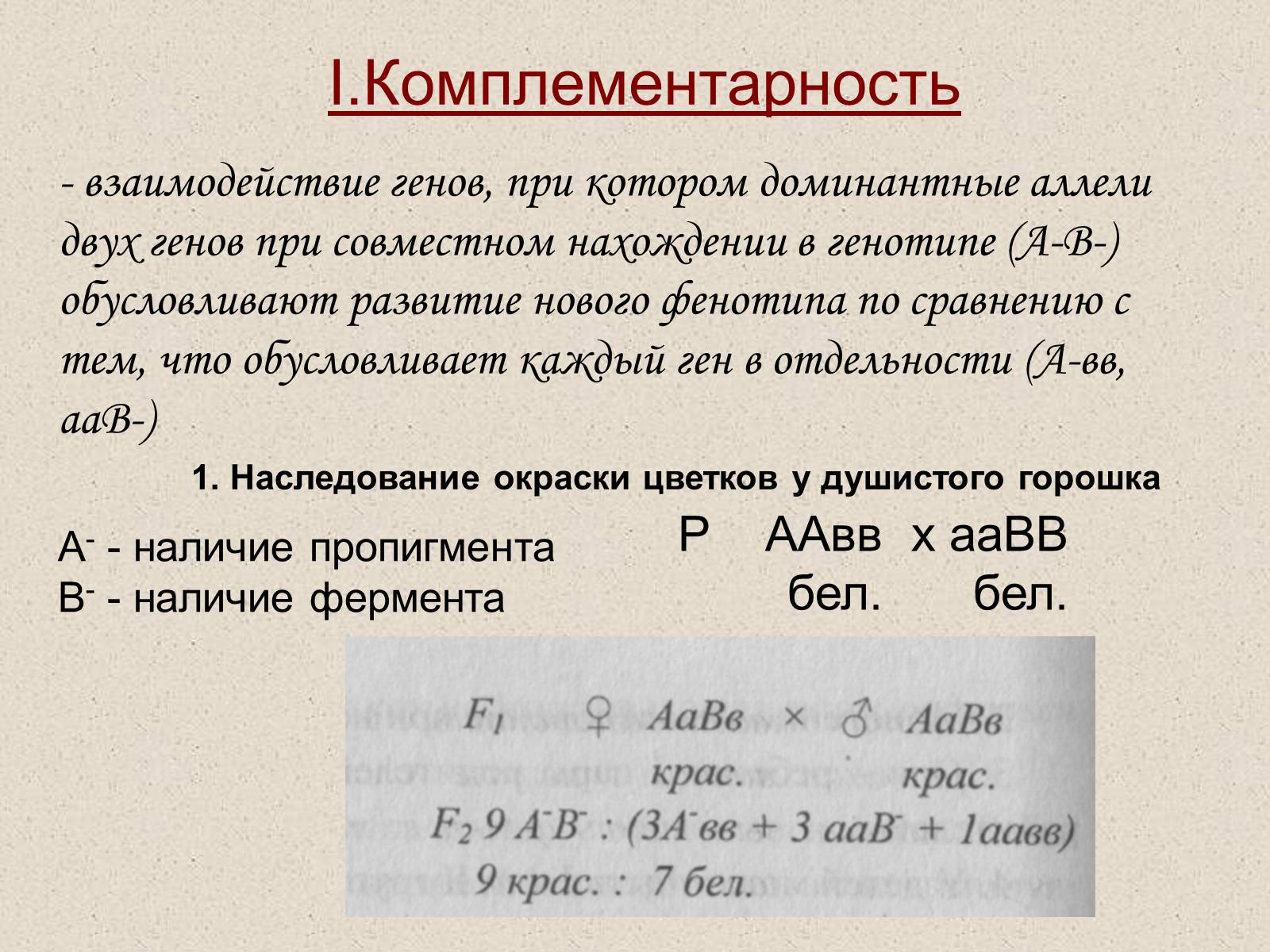Презентація на тему «Взаимодействие неаллельных генов» - Слайд #2 Презентація на тему «Взаимодействие неаллельных генов» - Слайд #2