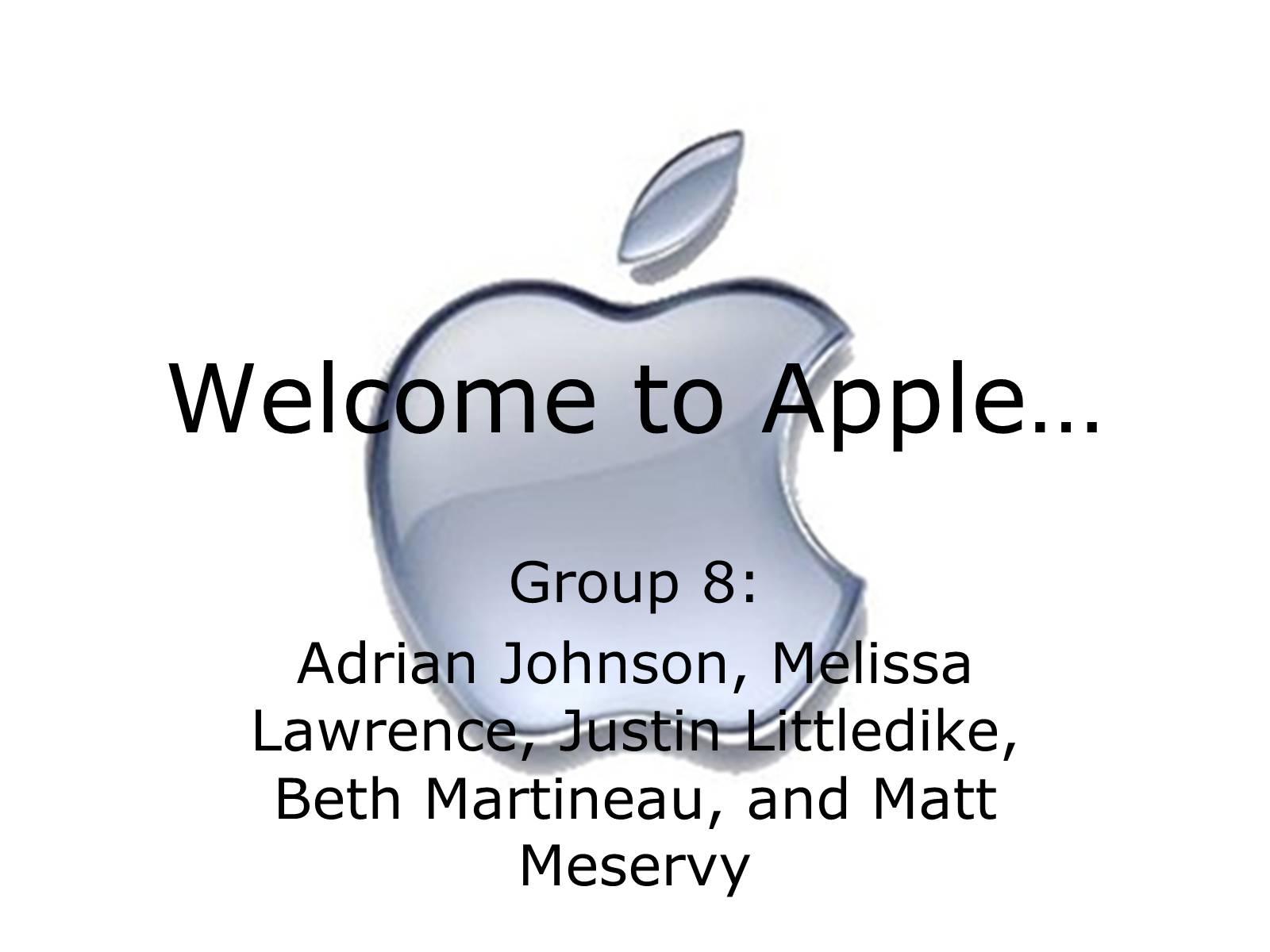 Презентація на тему «Welcome to Apple…» - Слайд #1 Презентація на тему «Welcome to Apple…» - Слайд #1