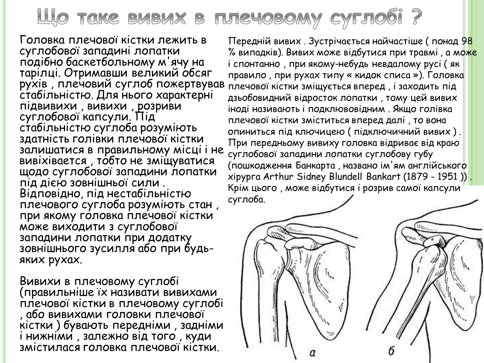 Презентація на тему «Плечовий суглоб» - Слайд #3 Презентація на тему «Плечовий суглоб» - Слайд #3