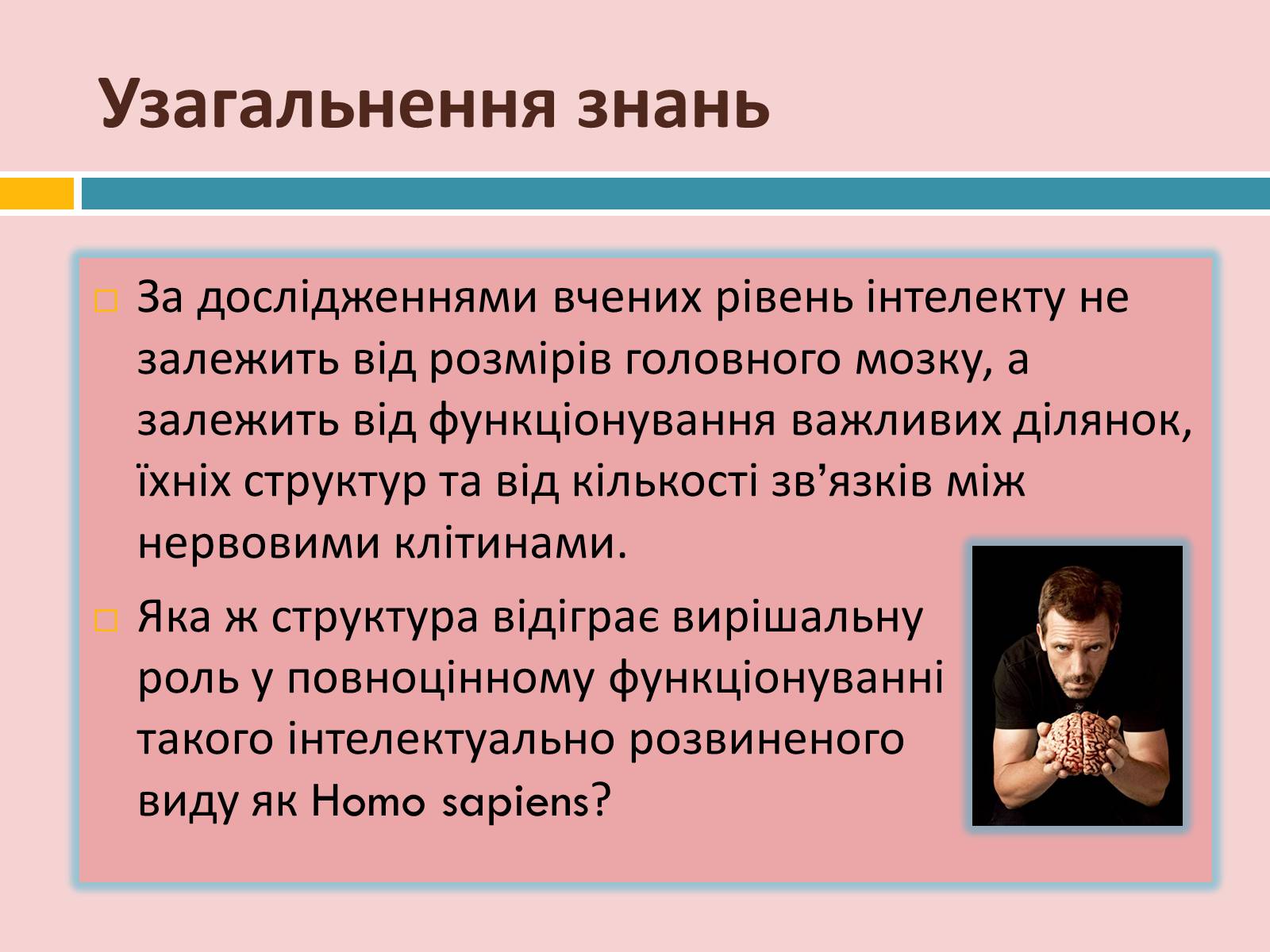 Презентація на тему «Головний мозок» (варіант 2) - Слайд #33 Презентація на тему «Головний мозок» (варіант 2) - Слайд #33