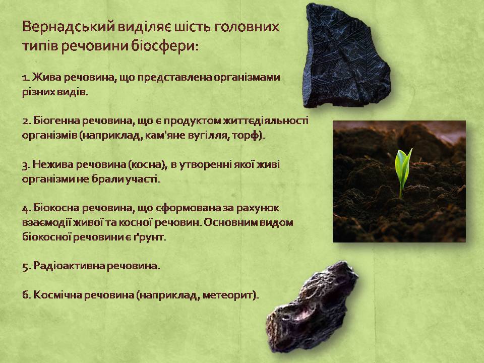 Презентація на тему «Вчення про біосферу» (варіант 2) - Слайд #5 Презентація на тему «Вчення про біосферу» (варіант 2) - Слайд #5