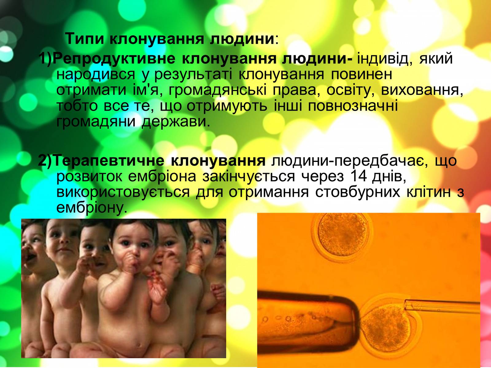 Презентація на тему «Клонування» (варіант 3) - Слайд #7 Презентація на тему «Клонування» (варіант 3) - Слайд #7