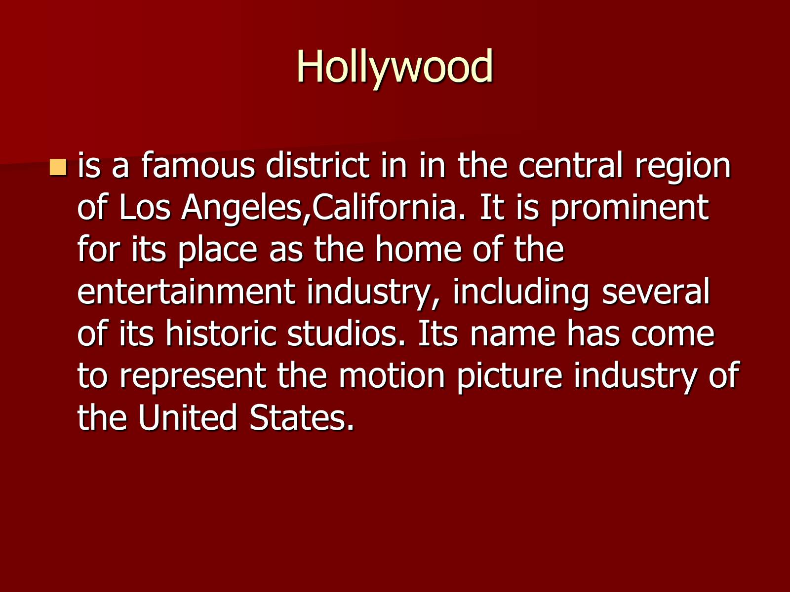 Презентація на тему «Los Angeles» (варіант 1) - Слайд #8 Презентація на тему «Los Angeles» (варіант 1) - Слайд #8