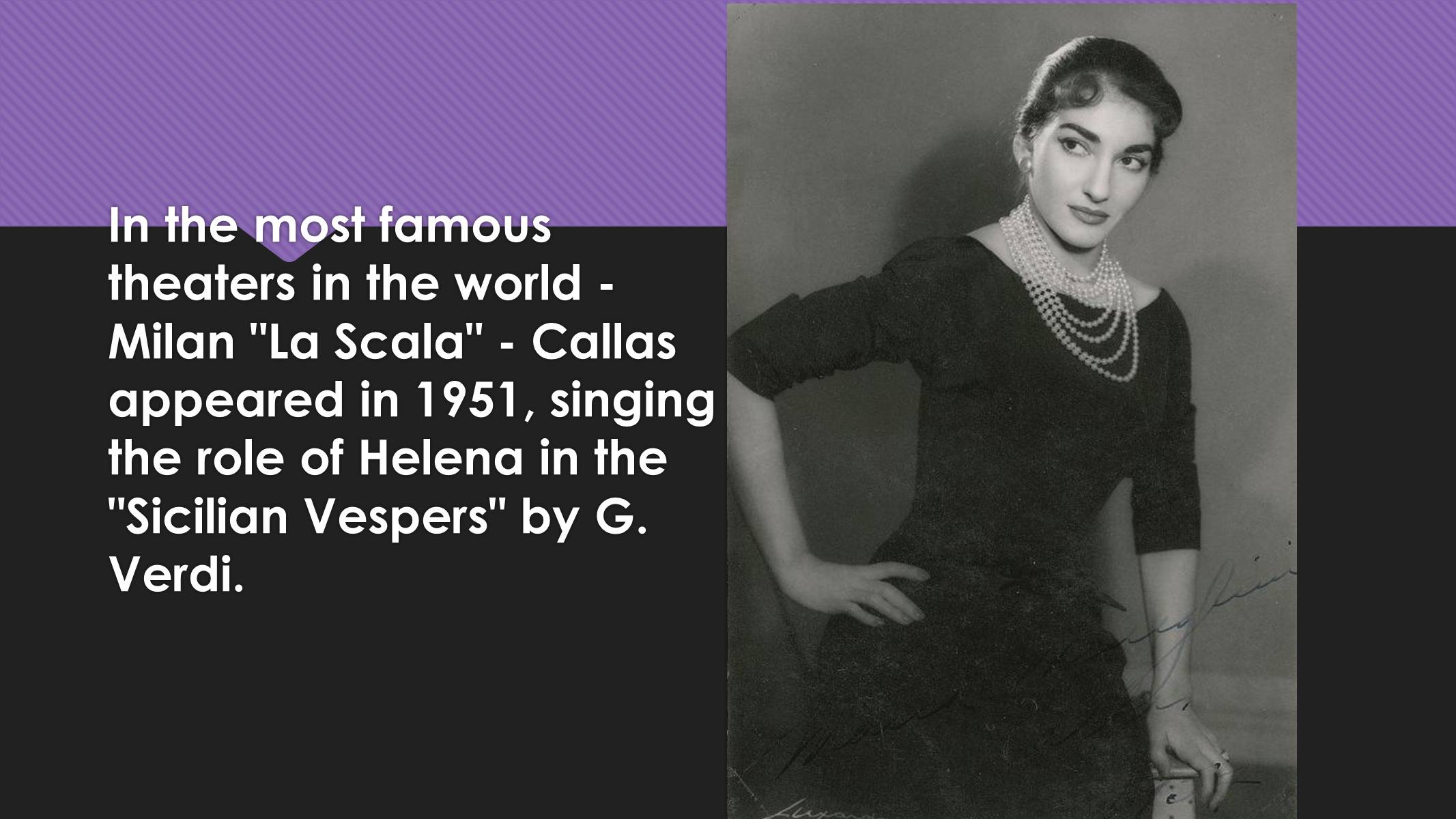 Презентація на тему «Maria Callas» - Слайд #6 Презентація на тему «Maria Callas» - Слайд #6