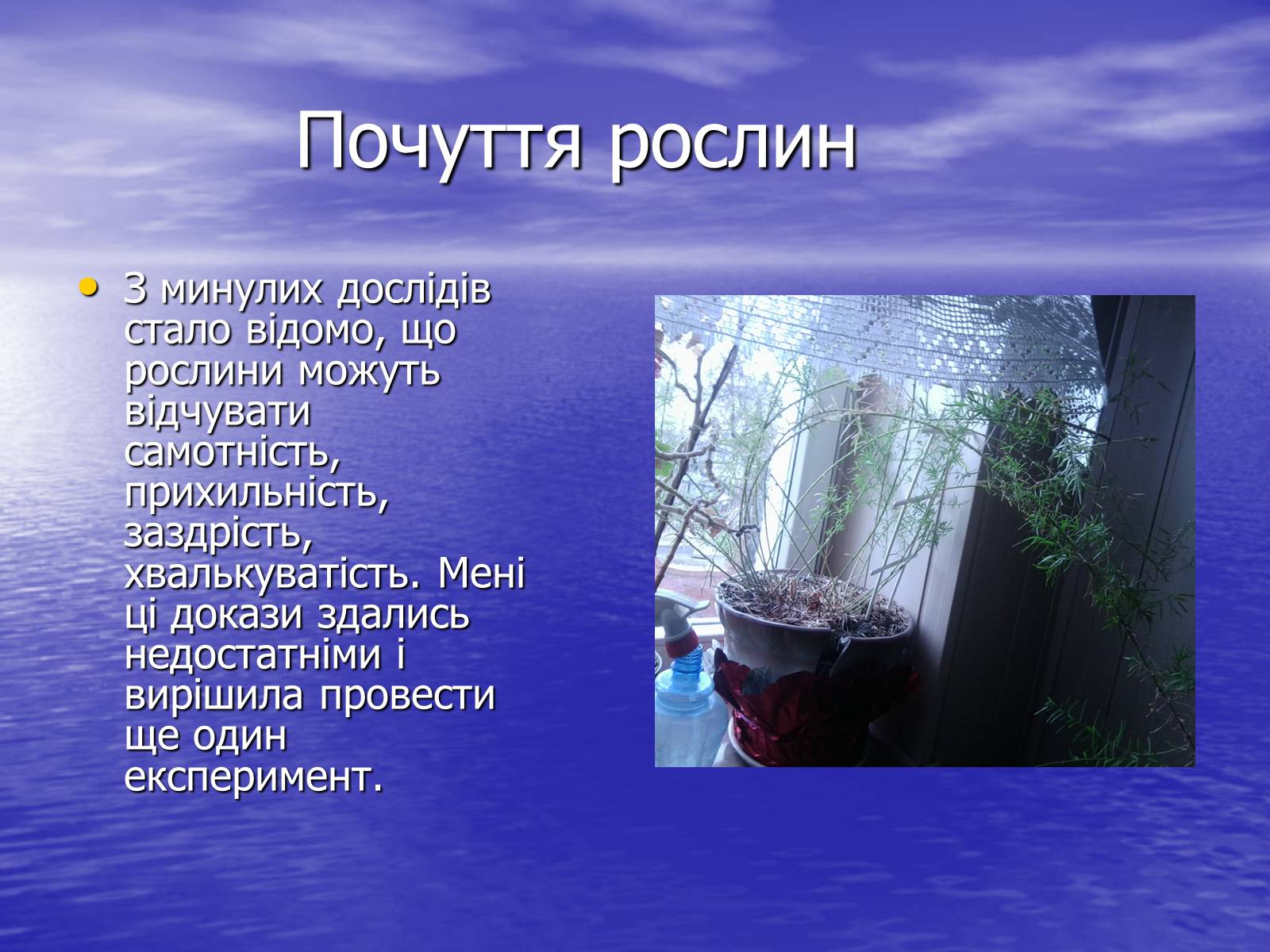 Презентація на тему «Чи розуміють нас рослини?» - Слайд #19 Презентація на тему «Чи розуміють нас рослини?» - Слайд #19