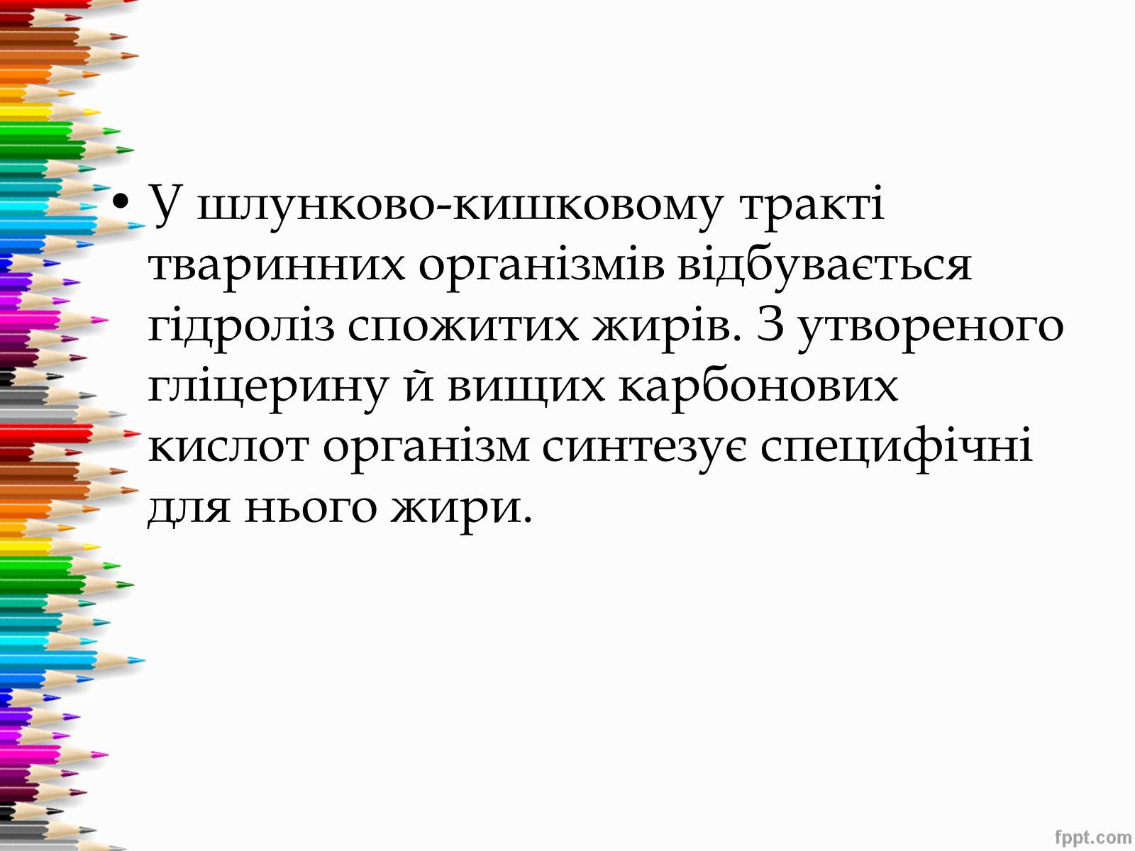 Презентація на тему «Перетворення в організмі жирів» - Слайд #8 Презентація на тему «Перетворення в організмі жирів» - Слайд #8