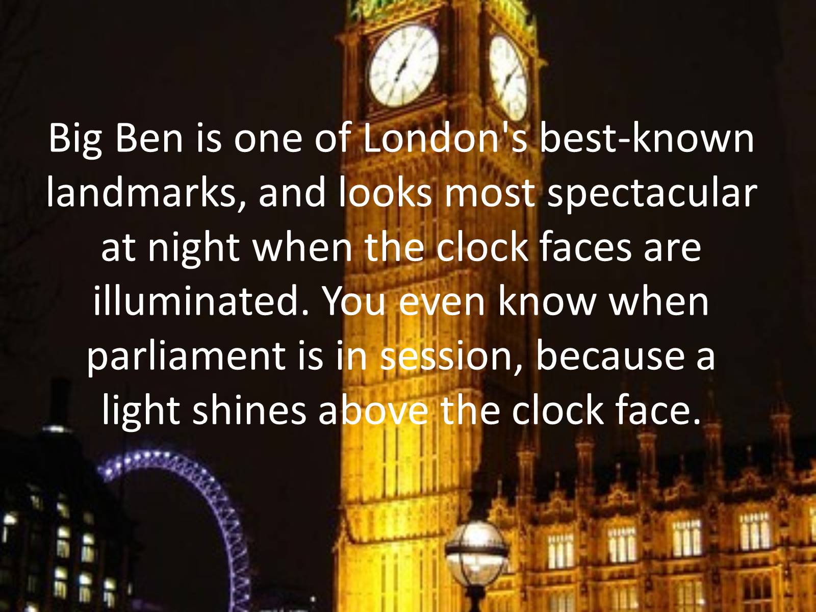 Презентація на тему «Big Ben» (варіант 1) - Слайд #3 Презентація на тему «Big Ben» (варіант 1) - Слайд #3