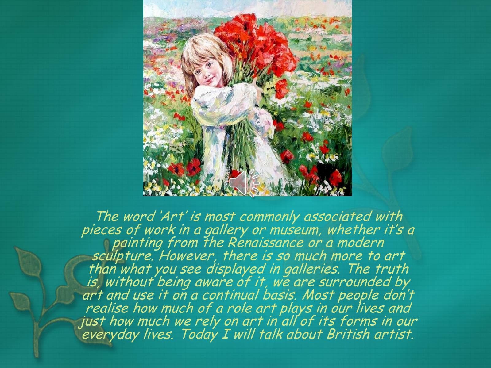 Презентація на тему «British artist» - Слайд #2 Презентація на тему «British artist» - Слайд #2