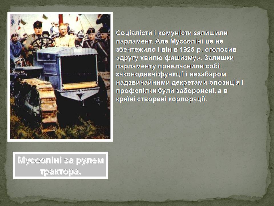 Презентація на тему «Фашизм в Італії та Німеччині» - Слайд #13 Презентація на тему «Фашизм в Італії та Німеччині» - Слайд #13