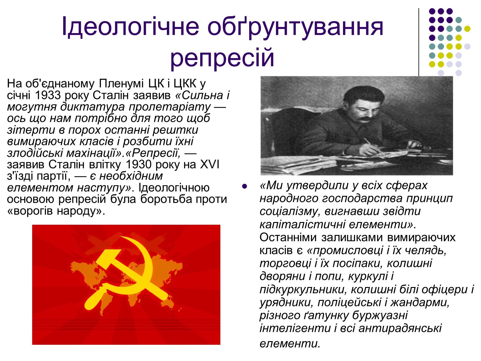 Презентація на тему «Сталінські репресії» (варіант 1) - Слайд #3 Презентація на тему «Сталінські репресії» (варіант 1) - Слайд #3