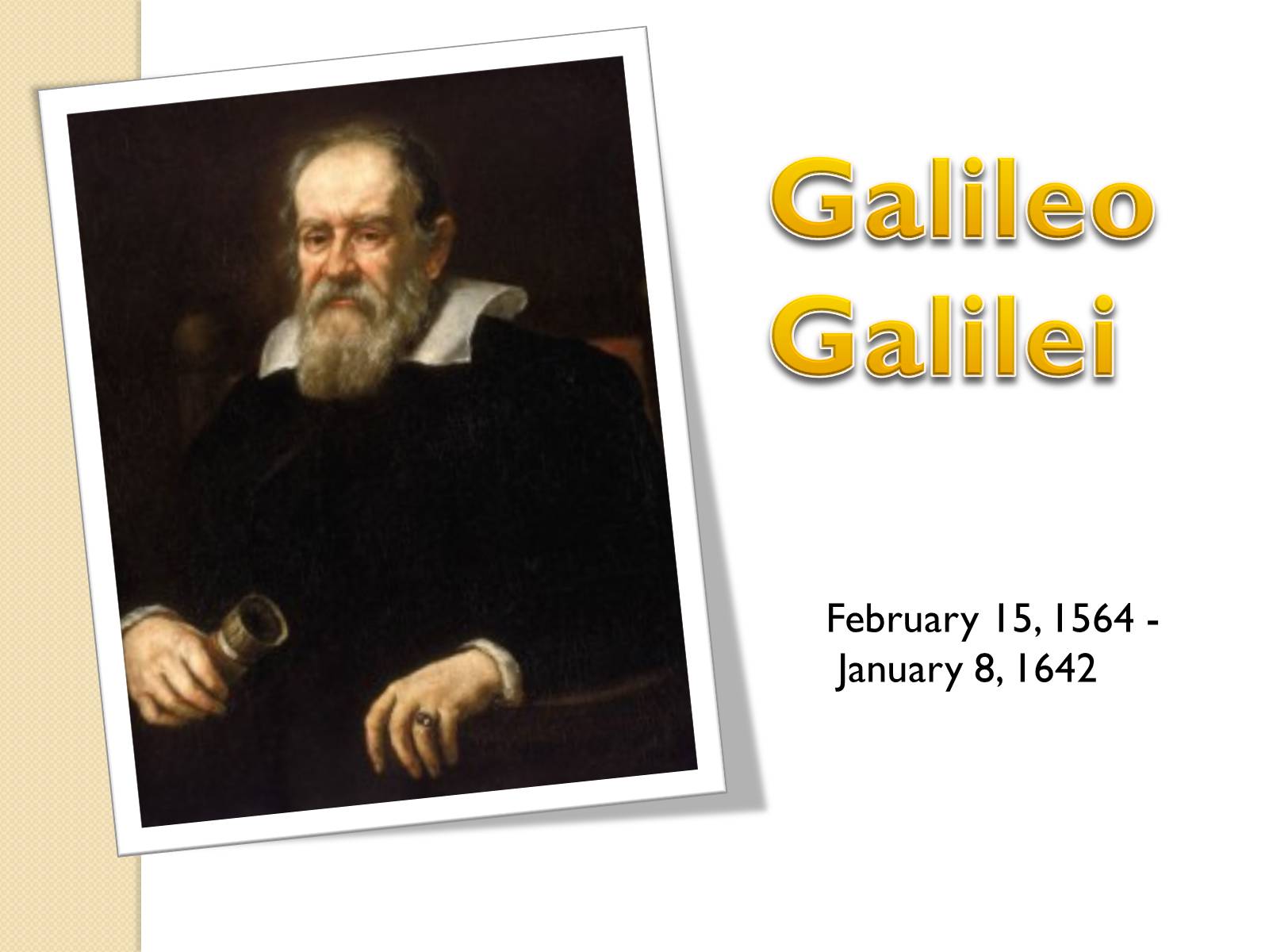 Презентація на тему «Galileo Galilei» - Слайд #1 Презентація на тему «Galileo Galilei» - Слайд #1