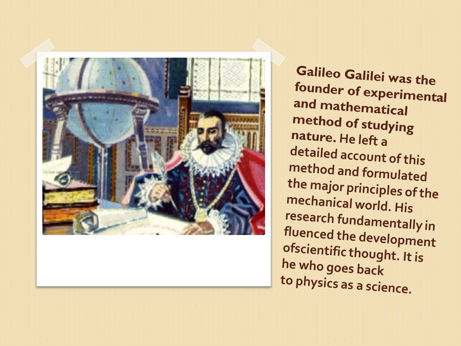 Презентація на тему «Galileo Galilei» - Слайд #5 Презентація на тему «Galileo Galilei» - Слайд #5