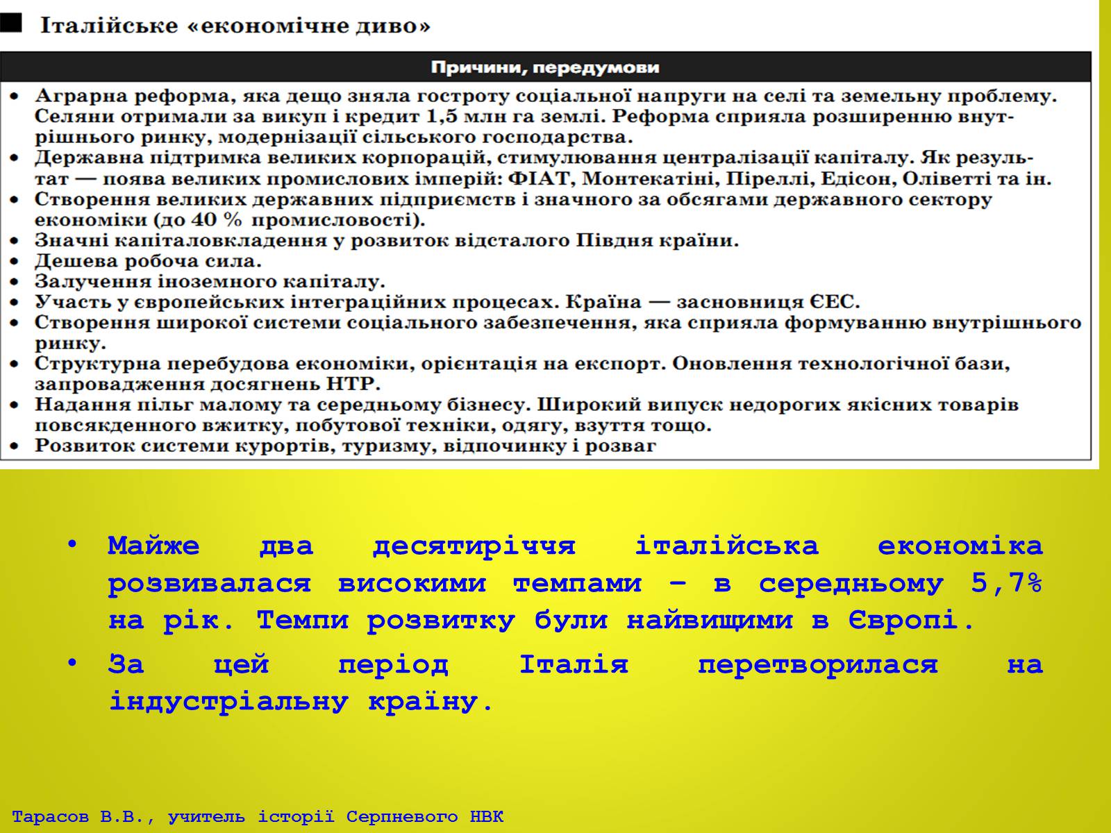 Презентація на тему «Європа після Другої світової війни. Італія в 1945 – 2012рр» - Слайд #19 Презентація на тему «Європа після Другої світової війни. Італія в 1945 – 2012рр» - Слайд #19