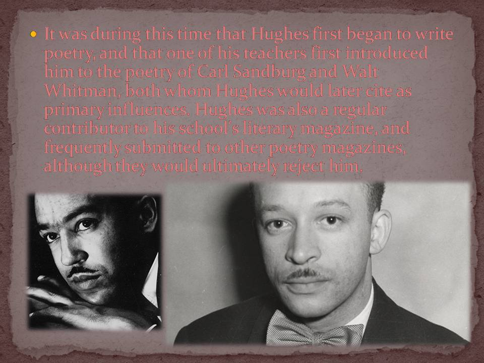Презентація на тему «James Mercer Langston Hughes» - Слайд #3 Презентація на тему «James Mercer Langston Hughes» - Слайд #3