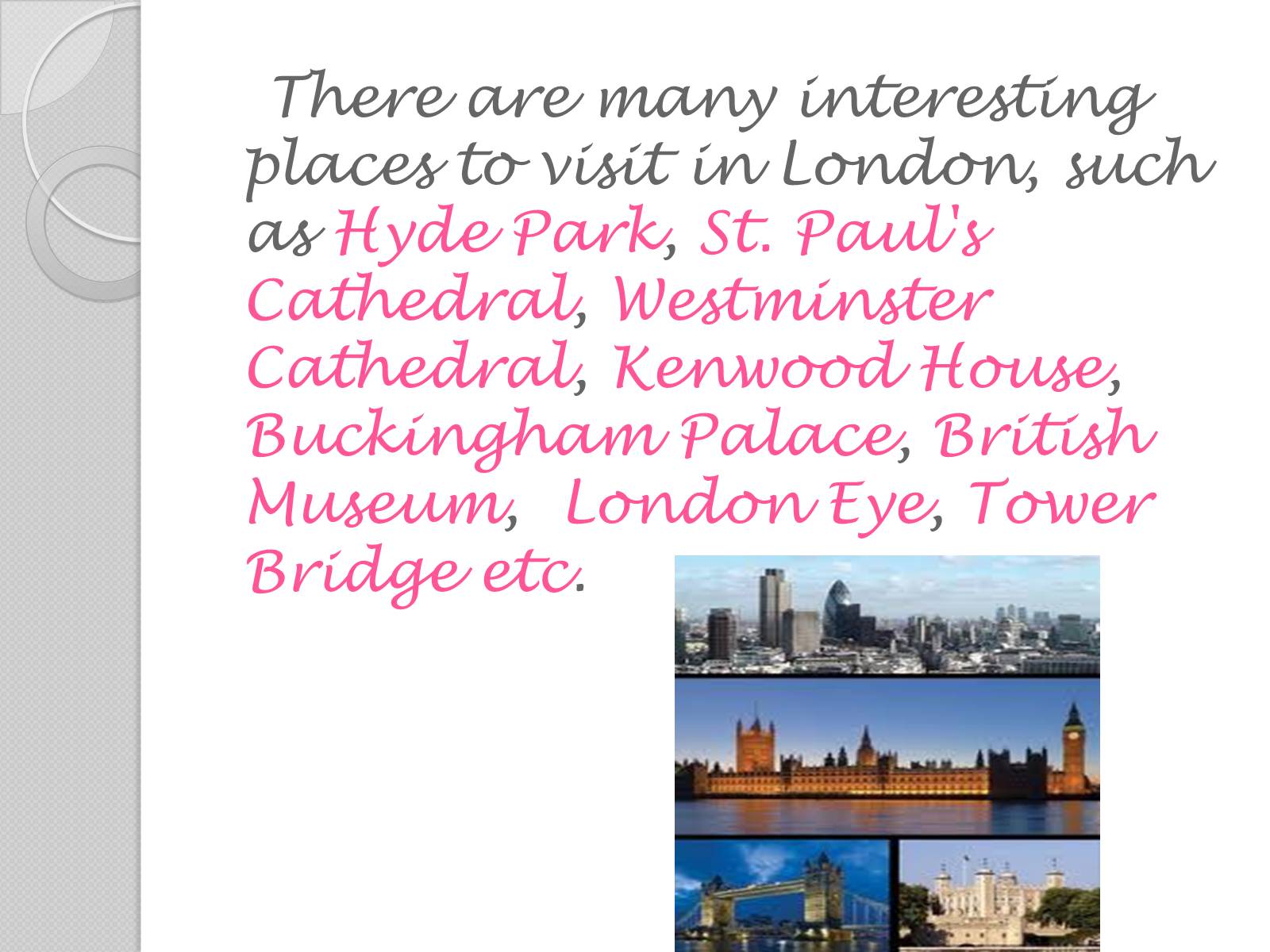Презентація на тему «London» (варіант 9) - Слайд #5 Презентація на тему «London» (варіант 9) - Слайд #5