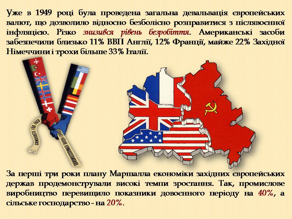 Презентація на тему «План Маршалла» (варіант 5) - Слайд #8 Презентація на тему «План Маршалла» (варіант 5) - Слайд #8