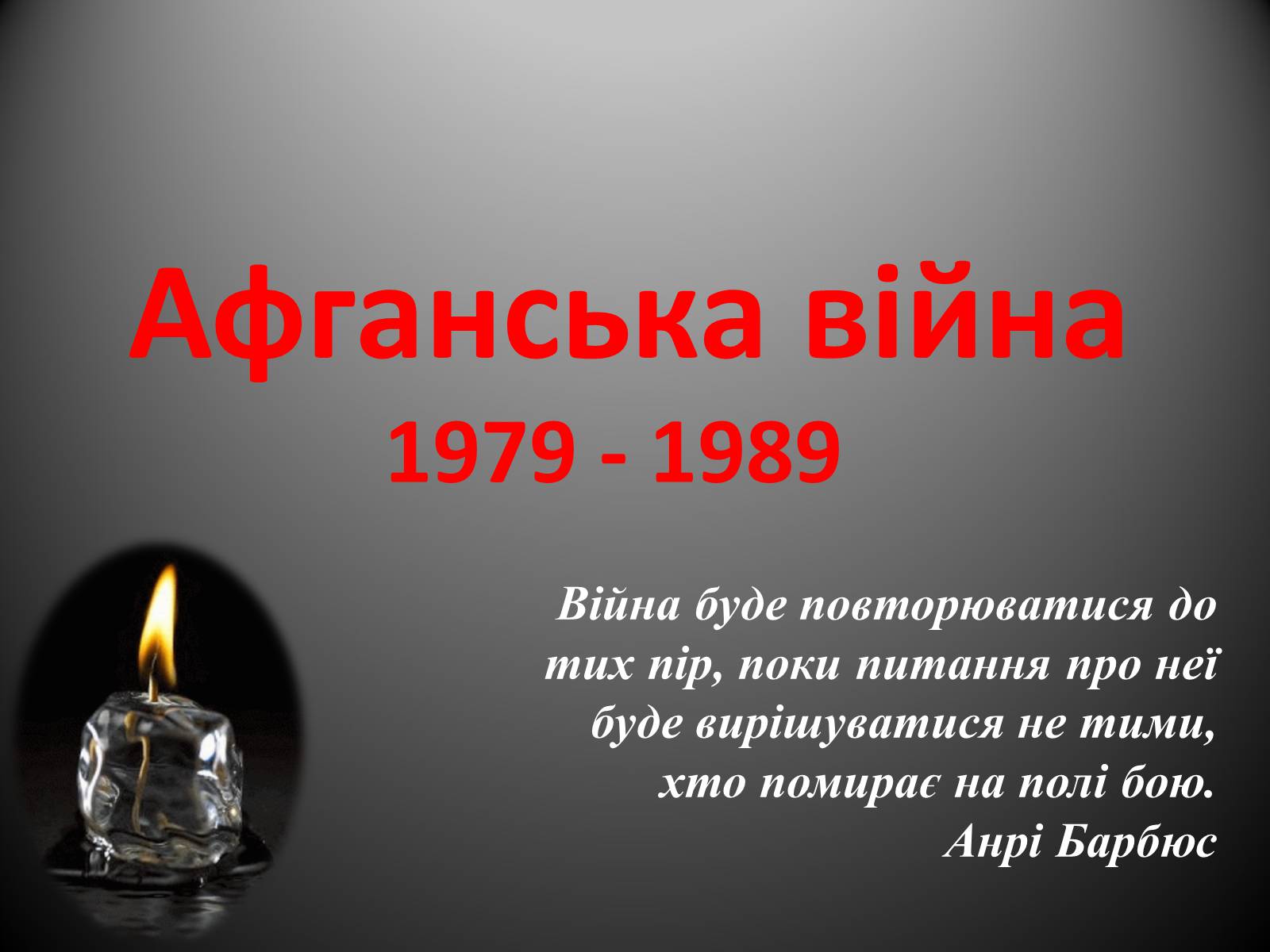 Презентація на тему «Афганська війна (1979—1989)» (варіант 2) - Слайд #1 Презентація на тему «Афганська війна (1979—1989)» (варіант 2) - Слайд #1