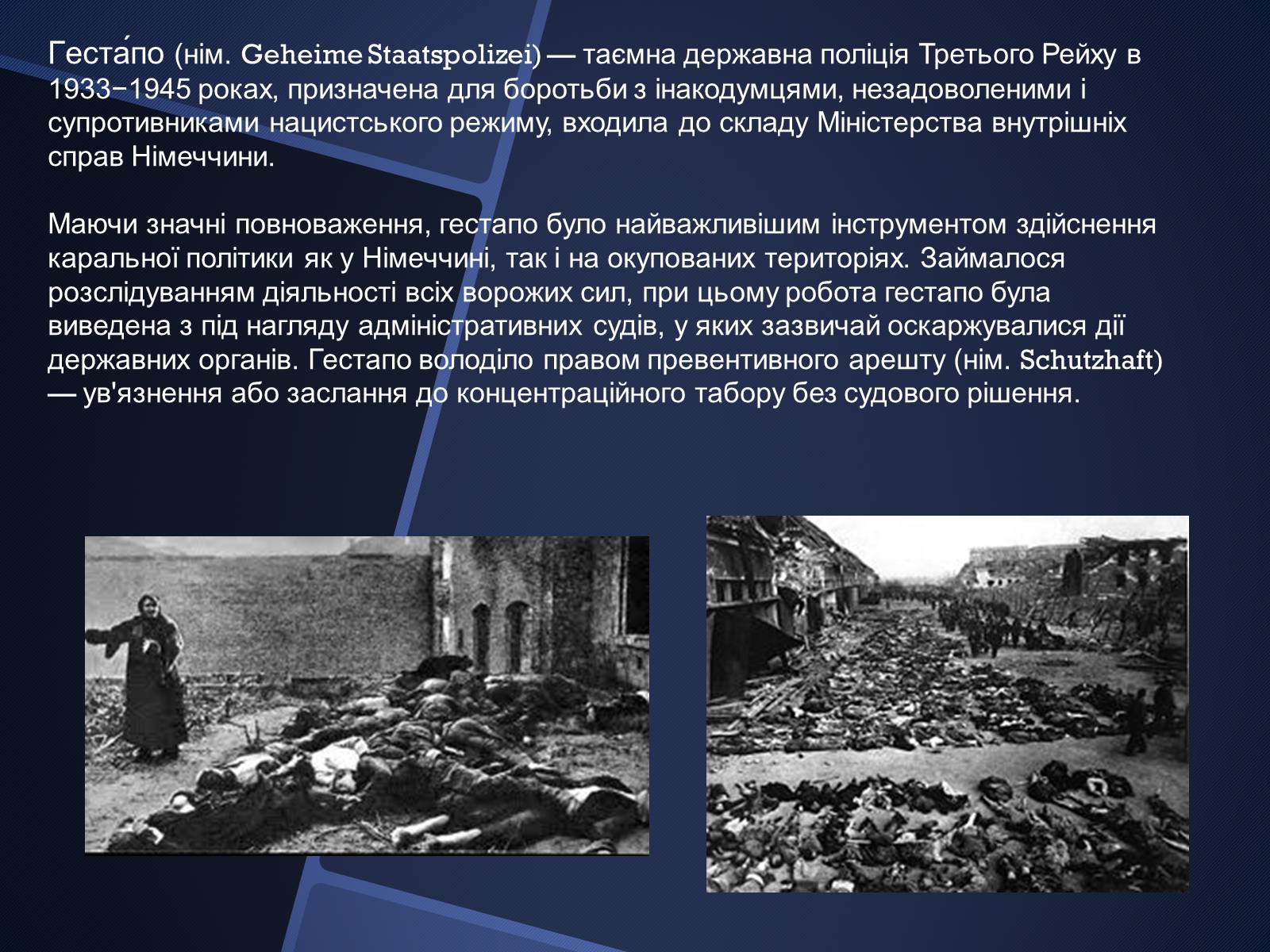 Презентація на тему «Окупаційний режим і рух опору» - Слайд #6 Презентація на тему «Окупаційний режим і рух опору» - Слайд #6