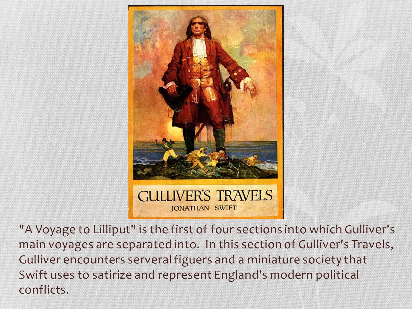 Презентація на тему «Gulliver&#8217;s Travels: Voyage To Lilliput» - Слайд #2