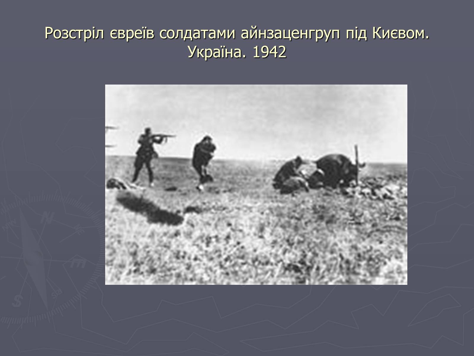 Презентація на тему «Холокост» (варіант 5) - Слайд #13 Презентація на тему «Холокост» (варіант 5) - Слайд #13