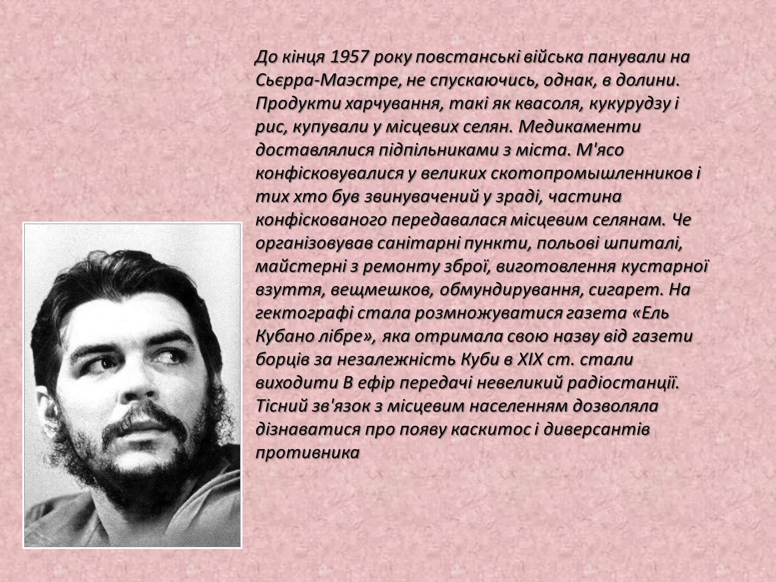 Презентація на тему «Ернесто Че Гевара» - Слайд #10 Презентація на тему «Ернесто Че Гевара» - Слайд #10