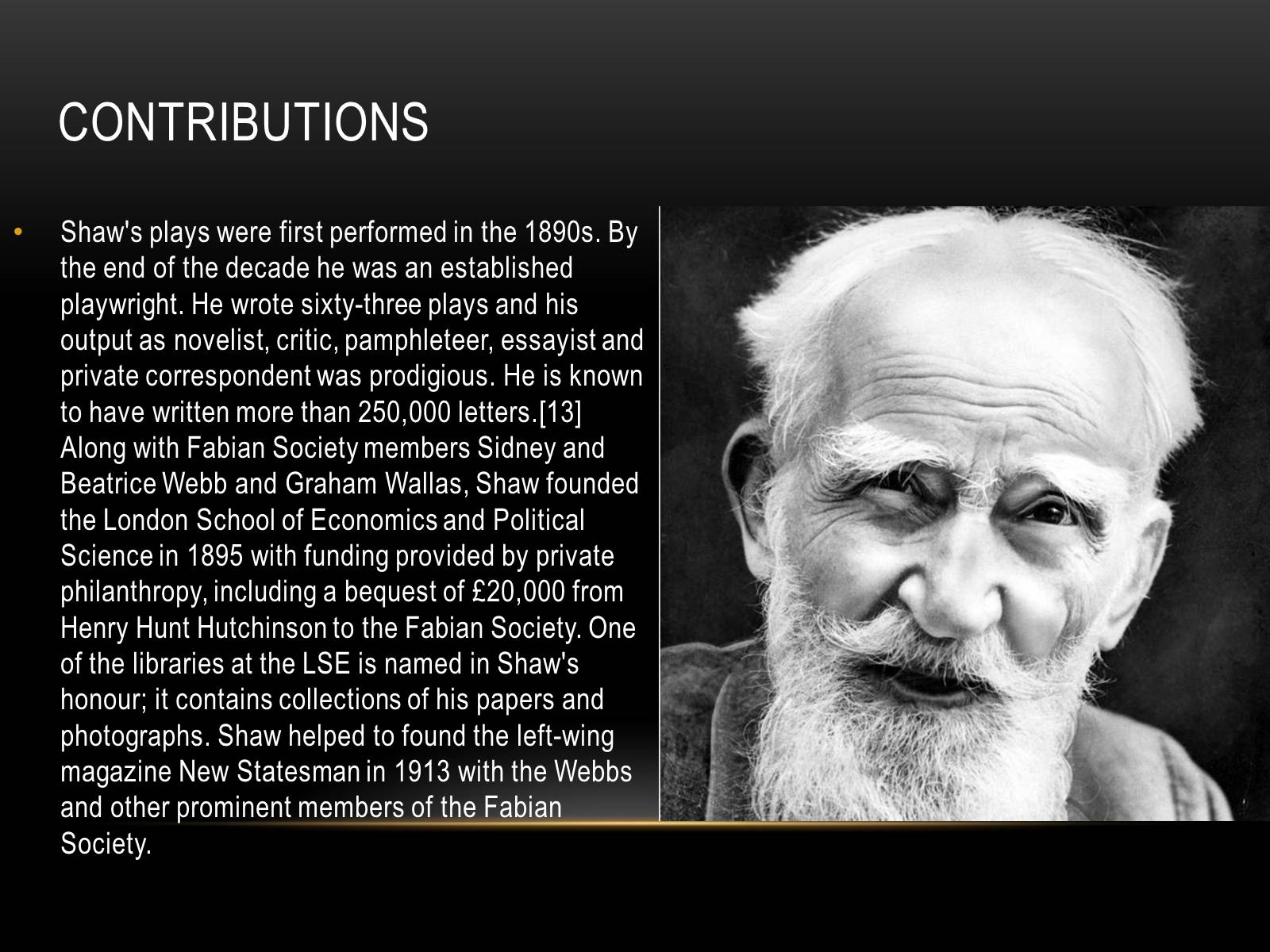 Презентація на тему «George Bernard Shaw» - Слайд #6 Презентація на тему «George Bernard Shaw» - Слайд #6
