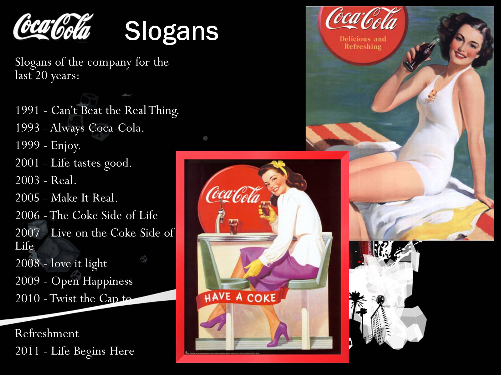 Презентація на тему «Coca Cola» (варіант 2) - Слайд #6 Презентація на тему «Coca Cola» (варіант 2) - Слайд #6