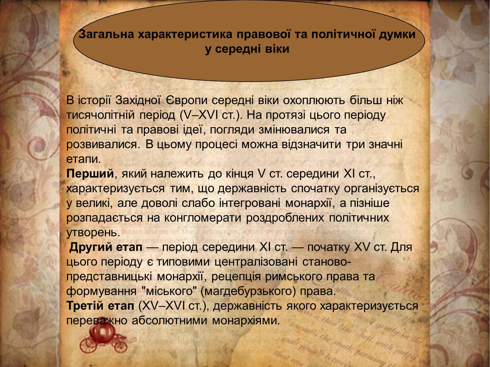 Презентація на тему «Права людини та праці вчених Середньовіччя» - Слайд #2 Презентація на тему «Права людини та праці вчених Середньовіччя» - Слайд #2