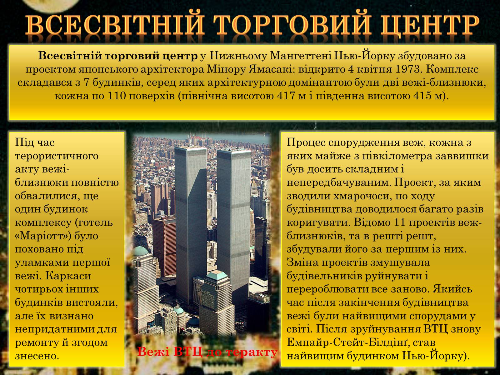 Презентація на тему «Терористичний акт 11 вересня 2001 року» - Слайд #2 Презентація на тему «Терористичний акт 11 вересня 2001 року» - Слайд #2